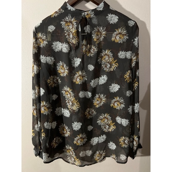 Ro&de sheer Floral Black Blouse - Picture 2 of 4